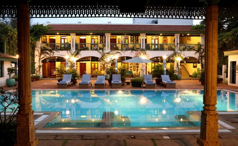 Hotel The Bangala Chettinad Karaikudi Exterior foto